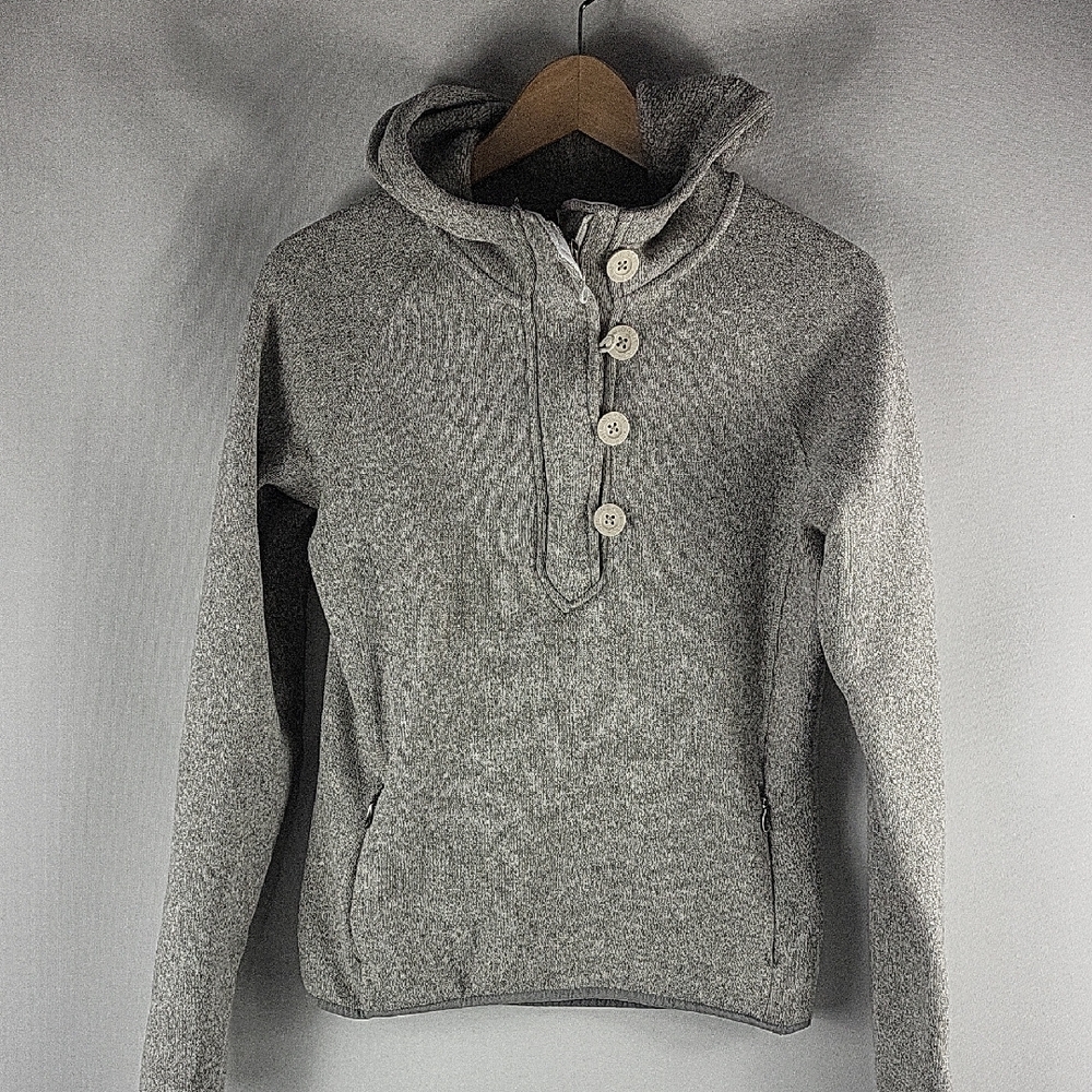 The North Face Gray Hooded Pullover Sweater - Women's S